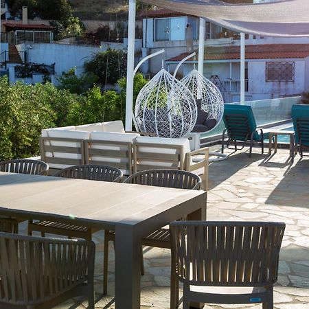 Villa Luna Private Heated Hydro Pool Bbq Beach 4Min Agia Marina Mikrolimanou Exterior photo