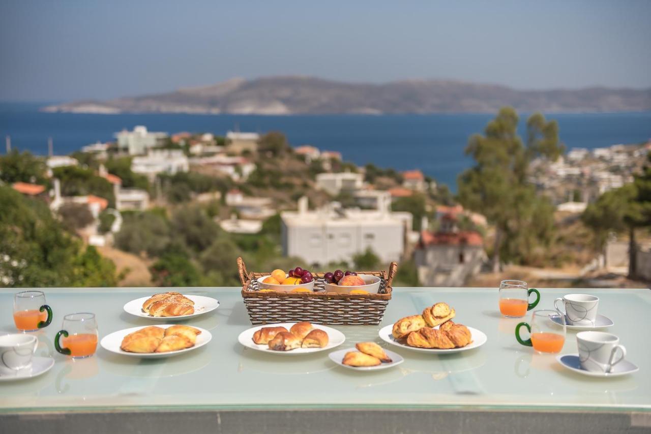 Villa Luna Private Heated Hydro Pool Bbq Beach 4Min Agia Marina Mikrolimanou Exterior photo