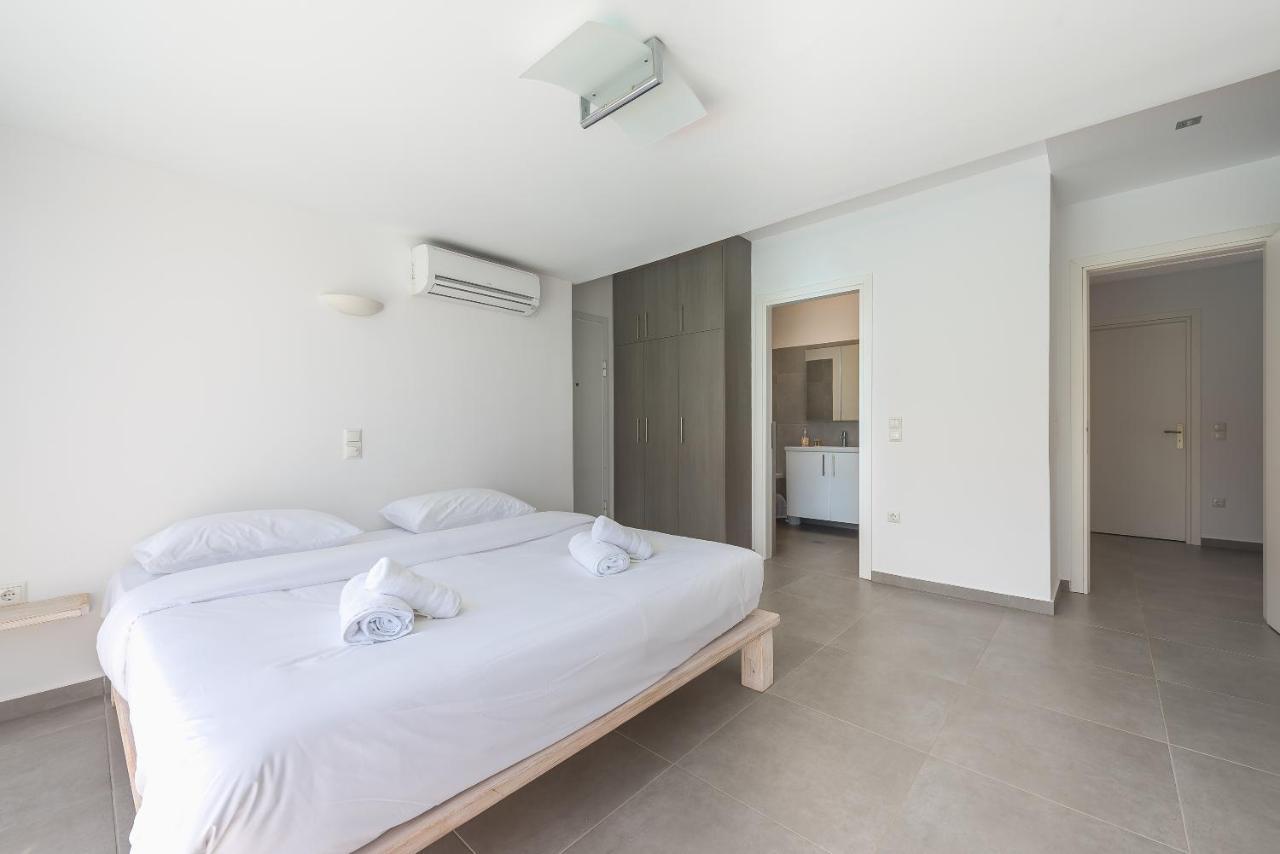 Villa Luna Private Heated Hydro Pool Bbq Beach 4Min Agia Marina Mikrolimanou Exterior photo